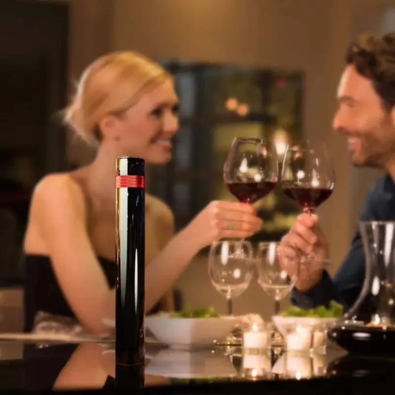 Newest Air Pressure Pump Wine Bottle Opener Portable Stainless Steel Pin Easy Cork Remover Corkscrew for Home Party Wine Lovers Zpaxo