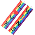 Pride Porch Banner Rainbow Pattern Polyester Door Hanging Day Party