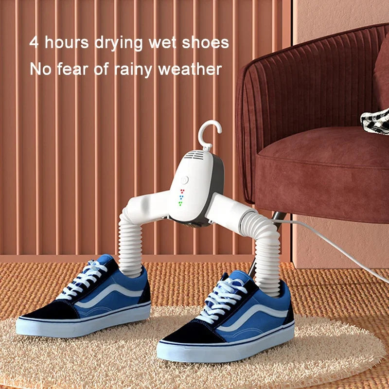 220V Clothes Dryer Shoe Dryer Electric Drying Rack Hang Dryer Machine Portable Travel Warm Air Dryer Household Zpaxo