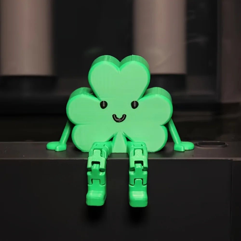 Irish Blessing Mini Shamrock Statue Lucky Charm Decoration Celtic