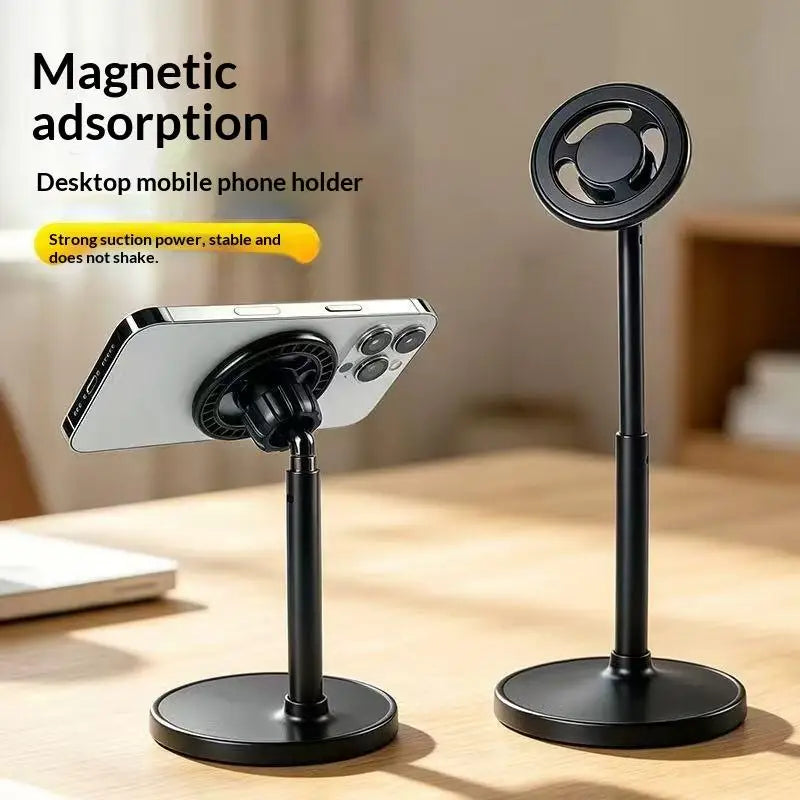 Adjustable Magnetic Phone Stand – 360° Rotation & Telescopic Pole