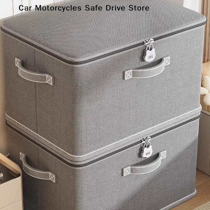 Large Lockable Box Clothes Organizer Password Lock Pants Sweater