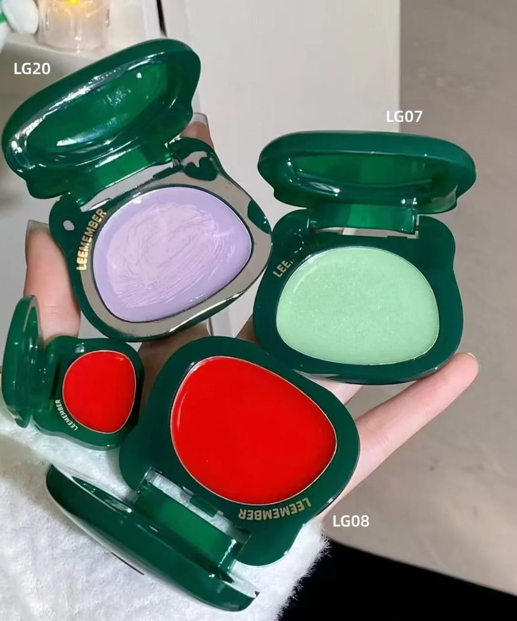 LEEMEMBER Multi Purpose Blush Cream Multi Use Glow Cream Stick Blush Monochrome Pearlescent Makeup Cosmetics Zpaxo
