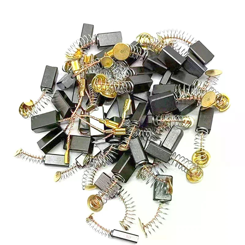 50pcs Carbon Brush Replacement Kit Fit For Drills Sanders Grinders & Motors Durable Motor Parts Zpaxo Default Title