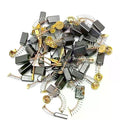 50pcs Carbon Brush Replacement Kit Fit For Drills Sanders Grinders & Motors Durable Motor Parts Zpaxo Default Title