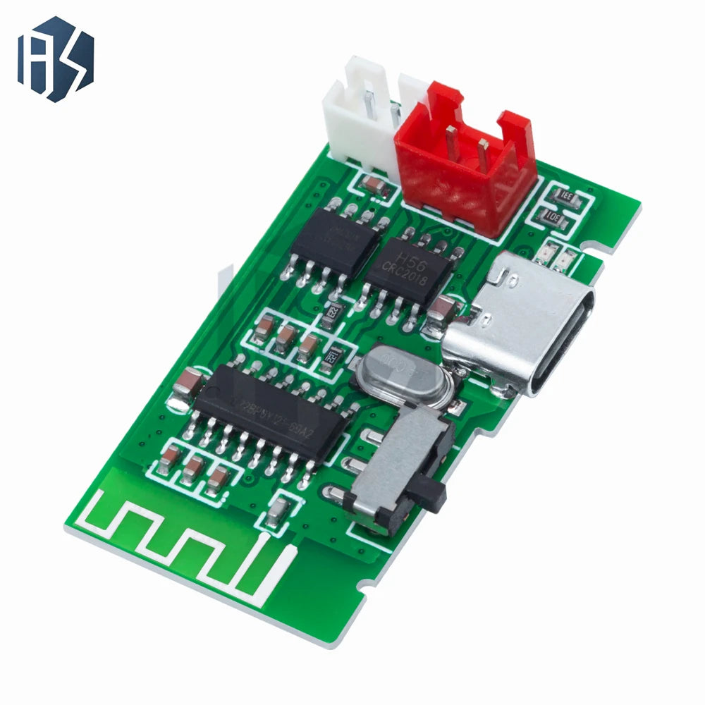 3W Mono Bluetooth 5 0 Amplifier Board 4 PCBA 3 7V Li-ion Charging Zpaxo