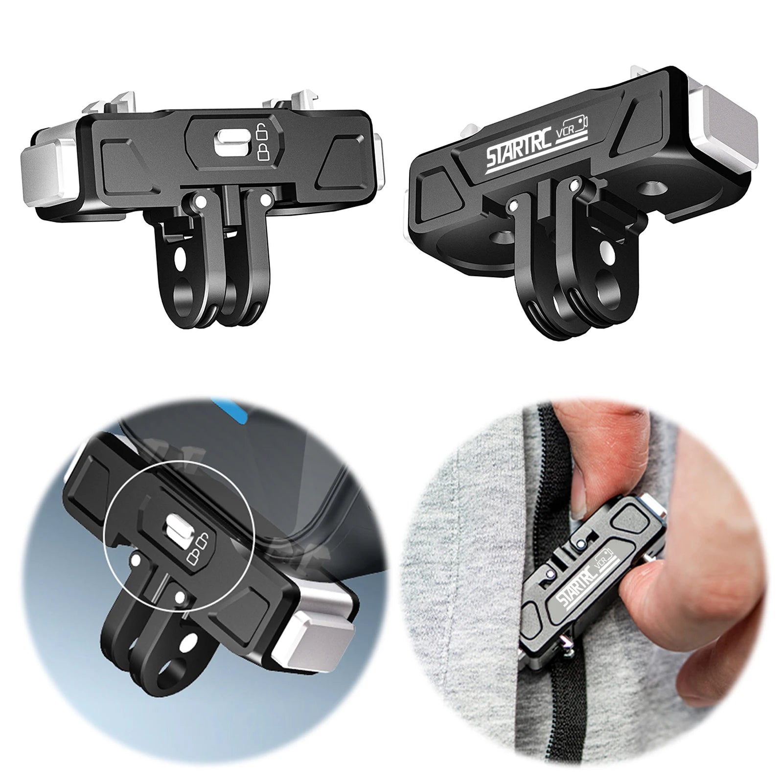 Magnetic Adapter Mount Aluminum Alloy Quick Release Expansion Bracket