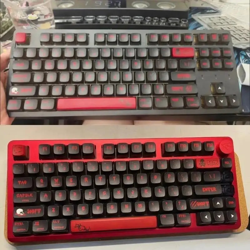 652F 116 Keycaps Unique Cartoon Love Knights Keycap Mechanical Zpaxo