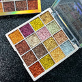 16 Pearlescent Eyeshadow Palette Eye Shadow Matte Glitter Multicolor Zpaxo 16 color