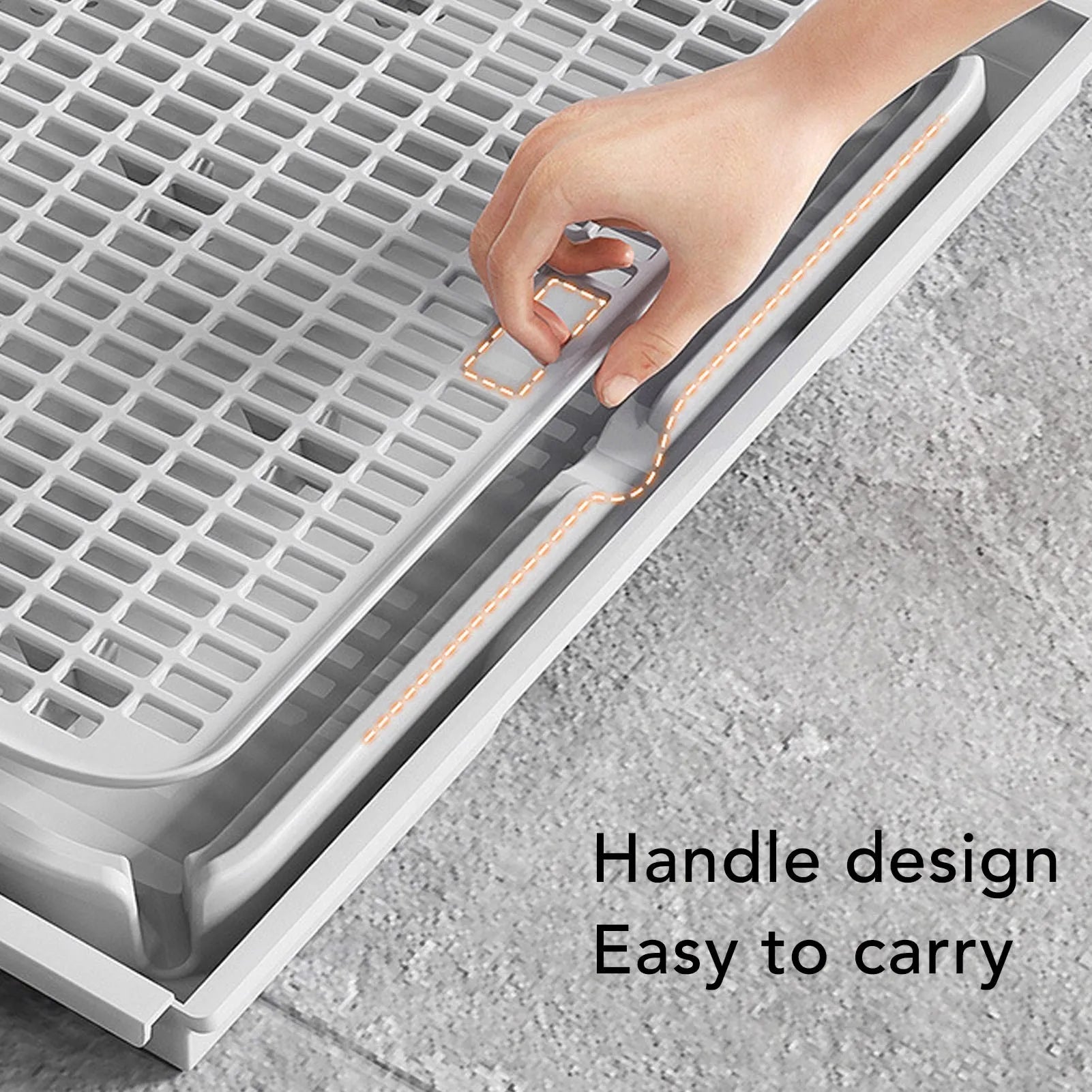 Kitty Litter Mat Cat Litter Mat Spacious Double Layer Washable Anti Slip Bottom Cat Litter Box Mat Cat Litter Catcher Mat Zpaxo