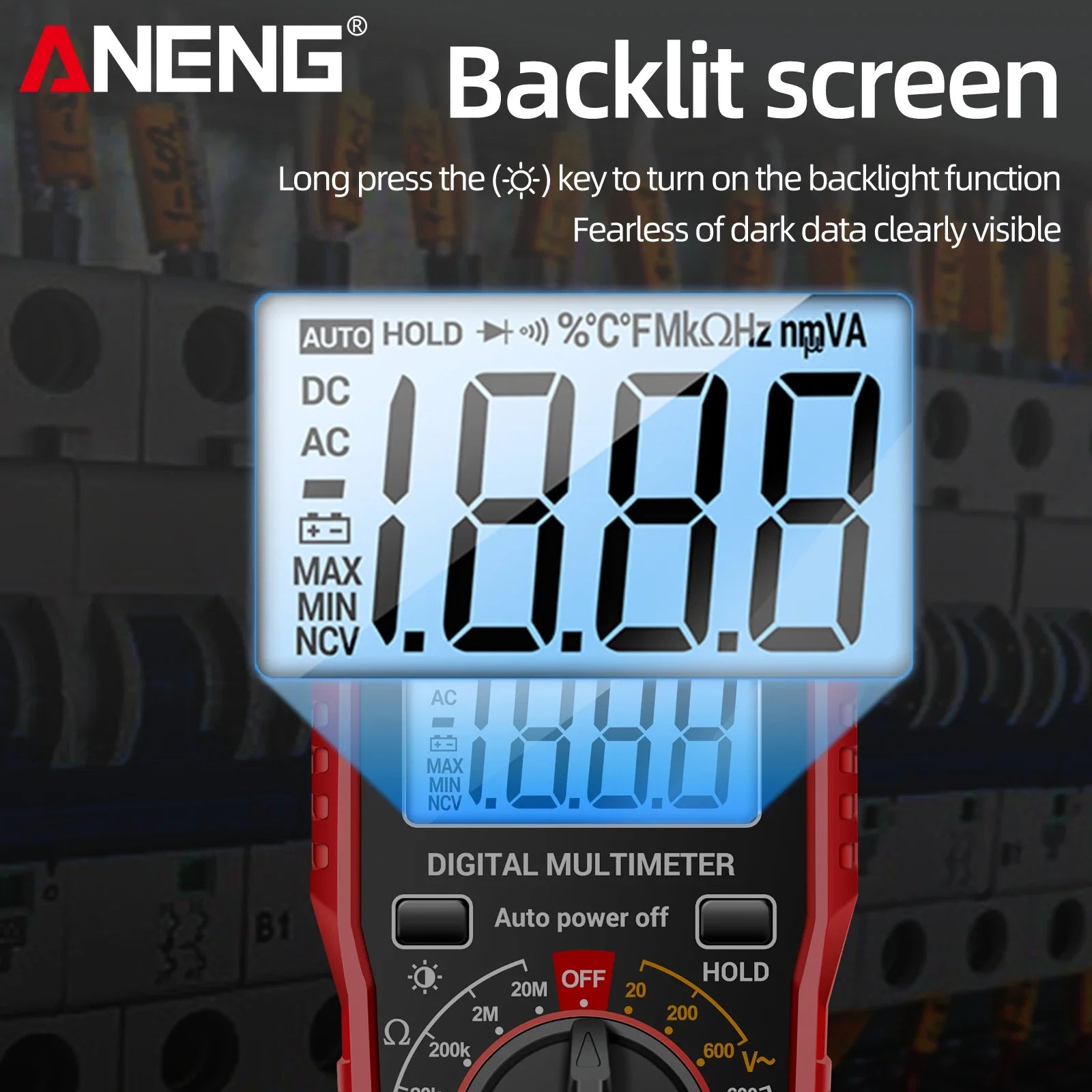 ANENG SZ06 Smart Digital Multimeter Multifunctional AC DC Voltage