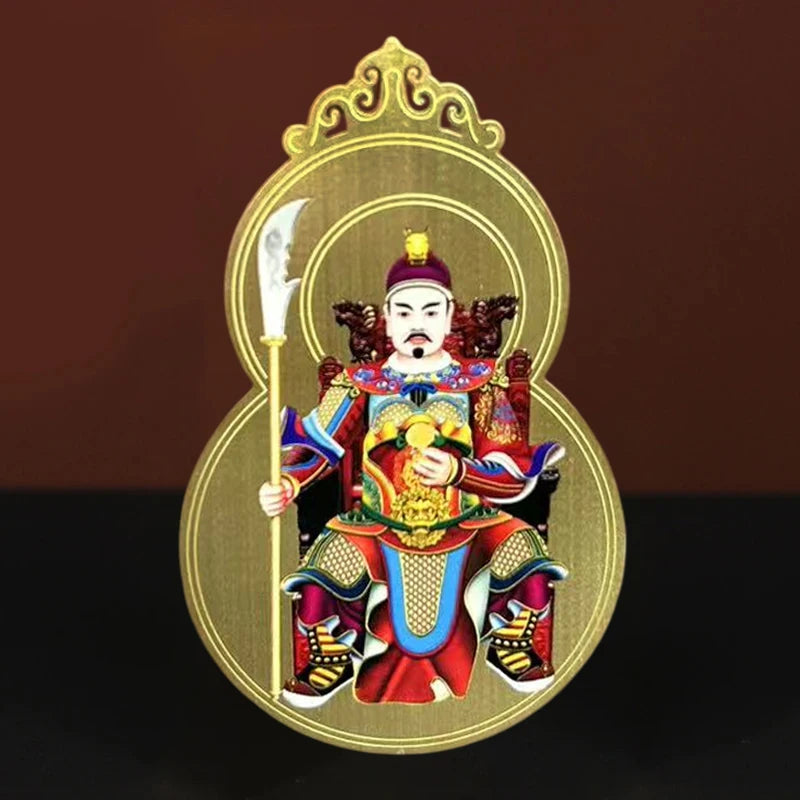 2026 Tai Sui Amulet Card Feng Shui Prayer Gold Card Exorcism Protection Buddha Gift Amulet Safe Bring In Wealth And Treasure Zpaxo