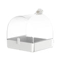 Clear Hanging Bird Bath Box for Parrots & Cockatiels Bird Bath Box Zpaxo Default Title