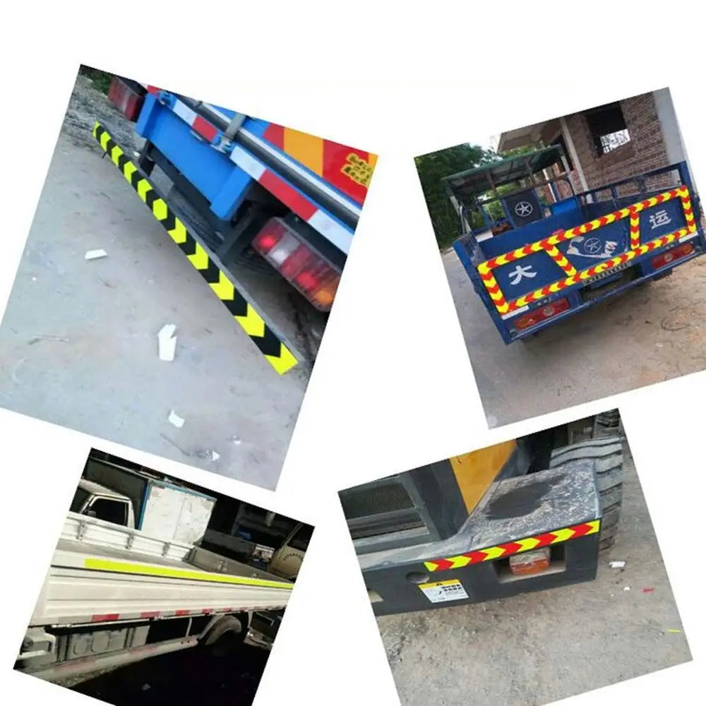 PVC Reflective Film Truck Protective Sticker Car Safety Mark Stickers Zpaxo