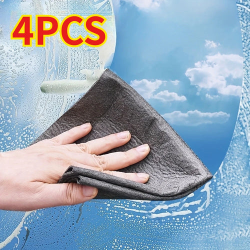 10PCS Magic Glass Cleaning Cloth-Thickened Streak-Free Towel, Reusable Dual-Sided Eraser for Windows, No Watermark Home Tool Zpaxo