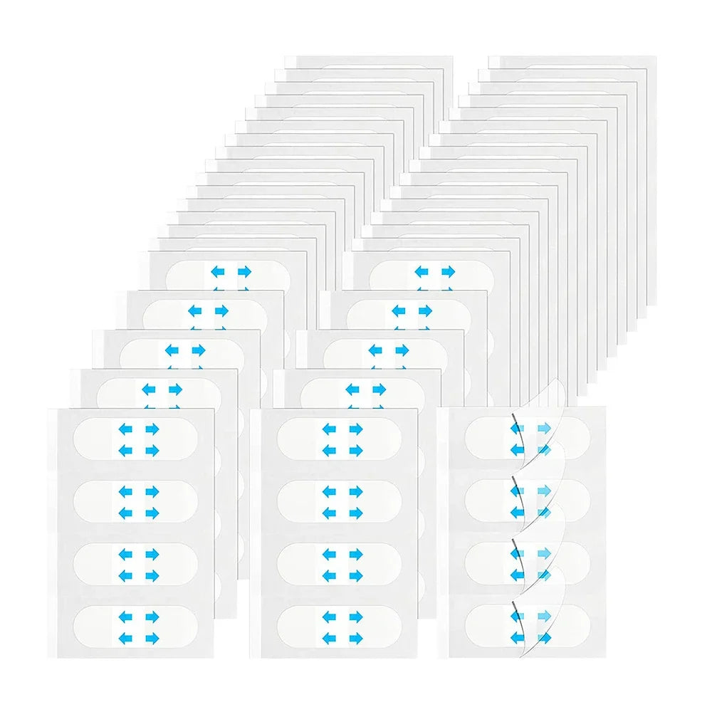 80pcs Invisible V Face lifting Tapes Wrinkle Removal Sticker Forehead Neck Chin Sticker Anti Aging Patch Facial Slimming Firming Zpaxo 80pcs