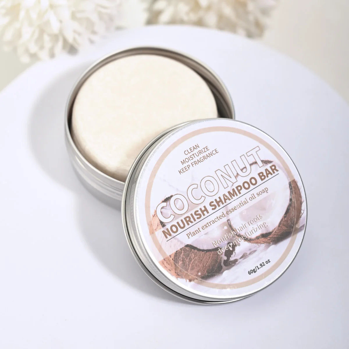 Coconut Oil Shampoo Bar – Deep Cleansing Handmade Soap Shampoo Bar Soap Zpaxo