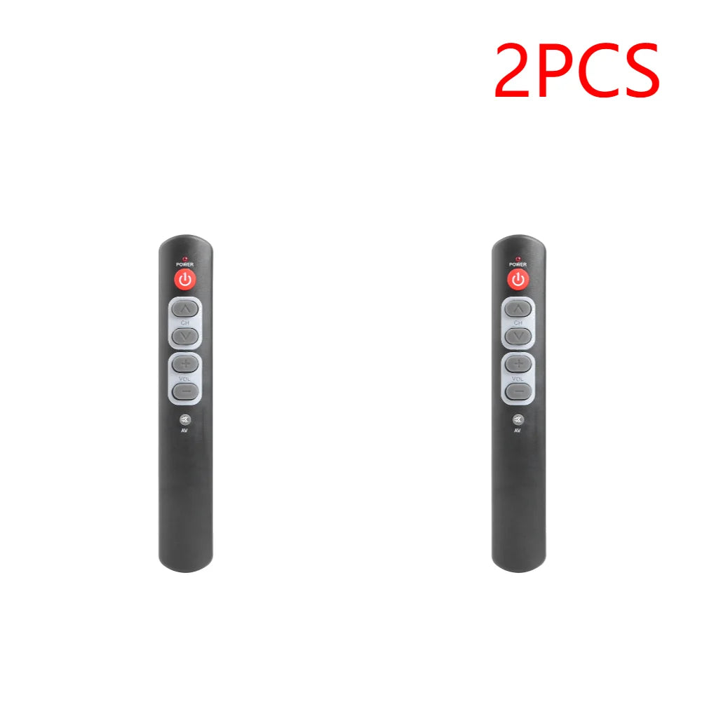 1/2pcs Copy IR Remote for Smart TV Box STB DVD DVB VCR Universal 6 Big Button Learning Remote Control Electronic Smart Home Acce Zpaxo gray 2pcs