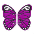 1 Pair Sewing Patches Iron On Patches Butterfly Wing Embroidery Patches for Bag Zpaxo Red CN