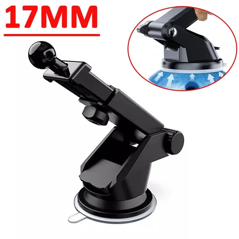 17mm Car Phone Holder Accessories Suction Cup Car Mobile Phone Stand Ball Head Base for Car Windshield Dashboard Phone Mount Zpaxo