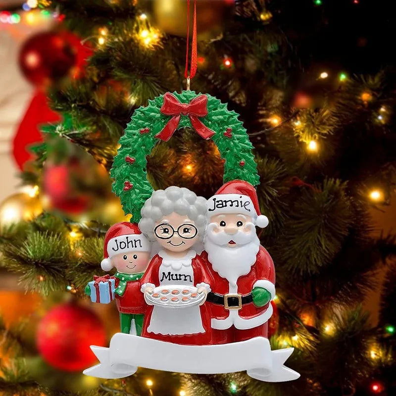 Personalized Family Christmas Ornaments DIY Personal Tree Hanging