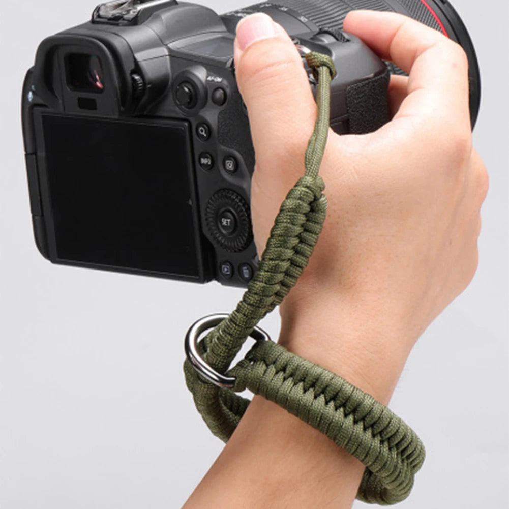 Handmade Woven Wrist Lanyard Adjustable Safety Strap Safer Connector