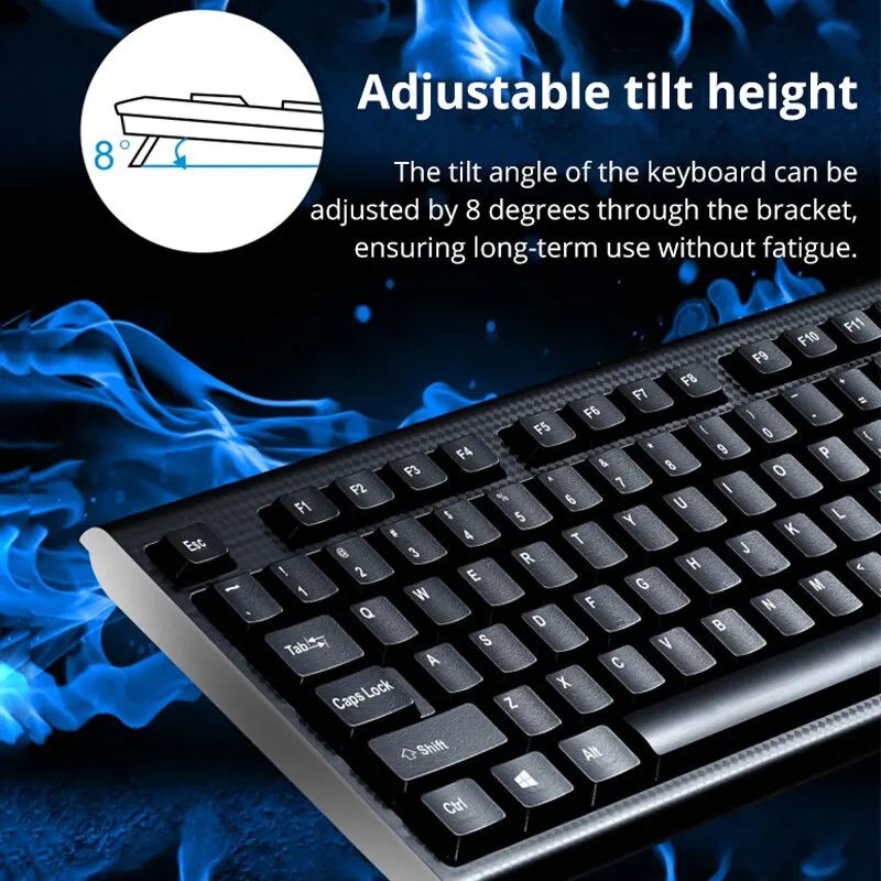 Q9 Single Keyboard USB Square Mouth Business Office Home PS2 Round Zpaxo