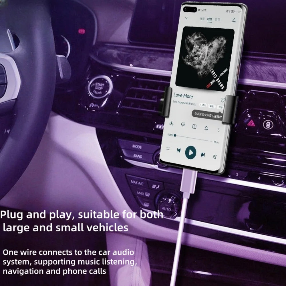 USB-C to 3.5mm AUX Audio Cable Adapter | Car & Phone USB-C Audio Adapter Zpaxo