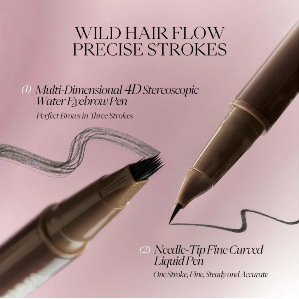 JOOCYEE Double Headed Brow Pencil Dual-head Design Wild Natural Zpaxo