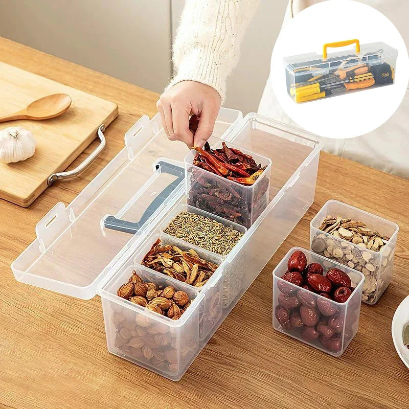 For Screws,Wrenches,Hardware Accessories,and Toys Tool Parts Storage Box Set Multi-Compartment Tool Organizer,Sorting Box Zpaxo