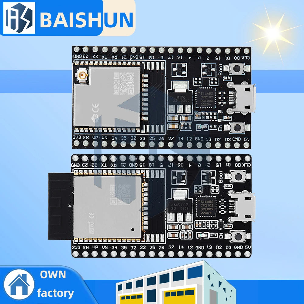 ESP32-De-vKitC Development Board ESP32-32D 32U Dual-core Wi-fi 6 Zpaxo