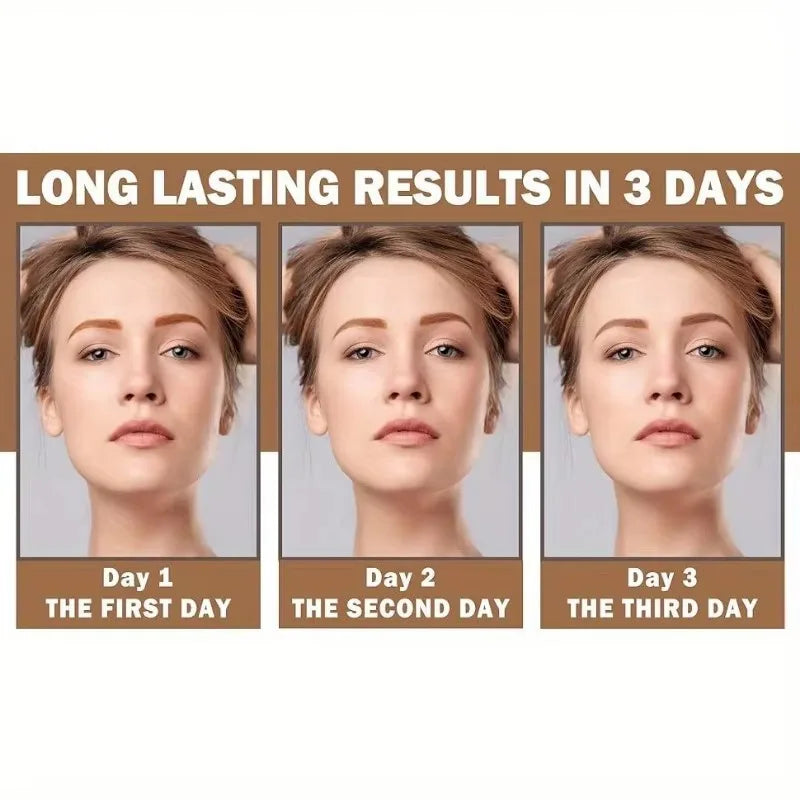 Waterproof Peel-off Semi Permanent Eyebrow Gel Natural Lasting Eye Brow Liquid Tearing Tattoo Tint Cream Cosmetics Zpaxo