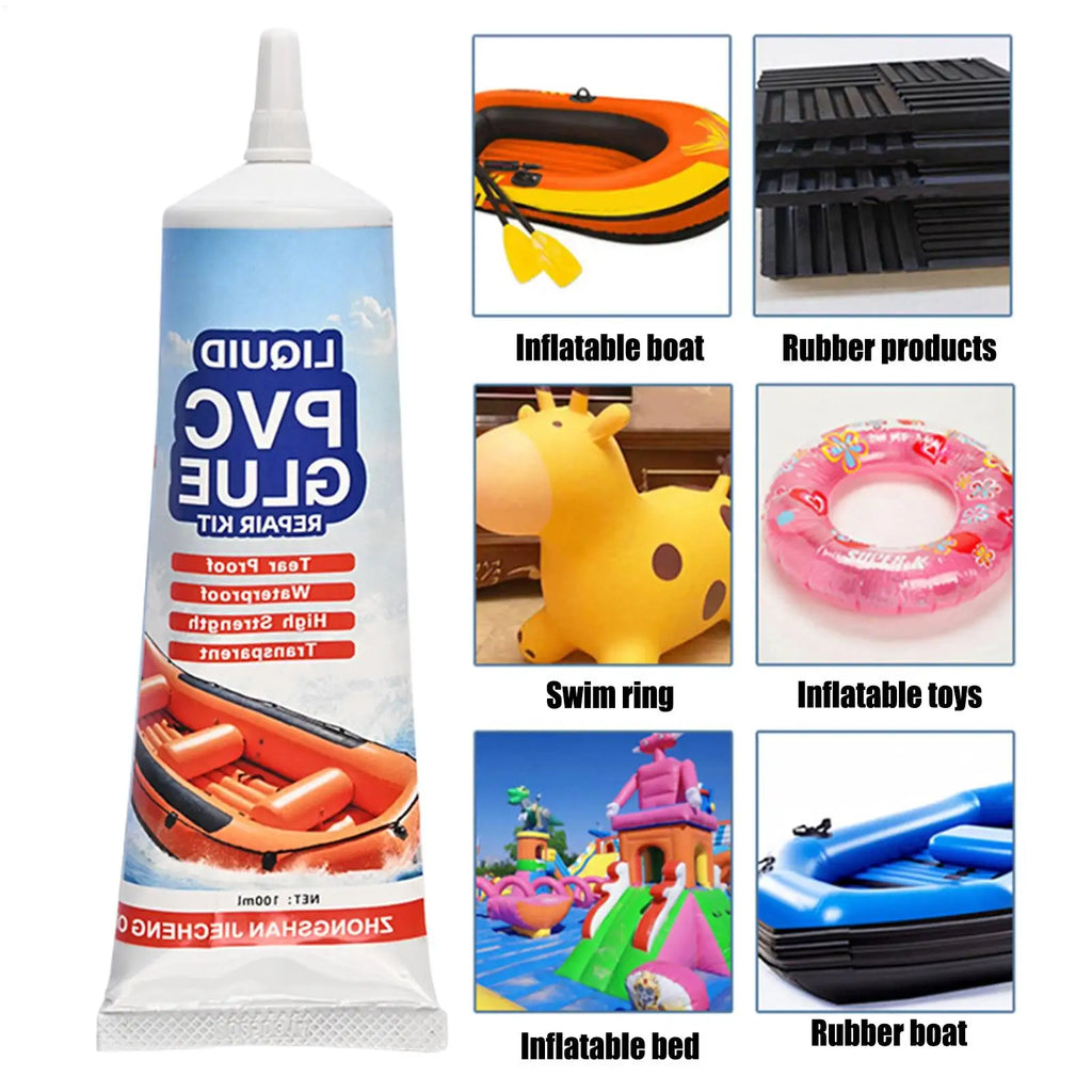 PVC Repair Adhesive Heavy Duty Waterproof Cement Vinyl Glue Pool