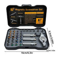 Magnetic Screwdriver Set 39-In-1 Portable Tool With Detachable Handle Computer Tools Repair Set For Electronics Computer Phone Zpaxo China Mainland Black