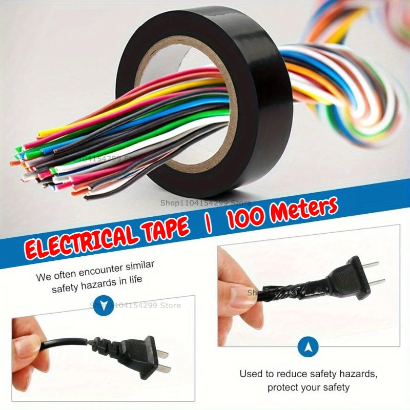 5/10pc Electrical Insulating Tape Heat Resistant Harness Insulation Automotive Tape Self Adhesive Electric Wire Protection Tapes Zpaxo