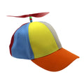 Casual Rainbow Baseball Cap Funny Helicopter Propeller Snapback Hat Bamboo Dragonfly Adventure Dad Hat Boys Girls Zpaxo Orange red 56-61cm
