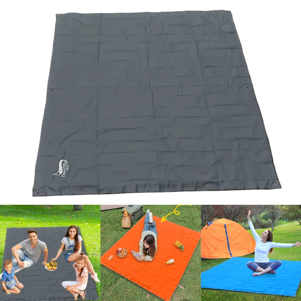 Tent Floor Mat Tarpaulin Waterproof Ultralight Beach Camping Bag