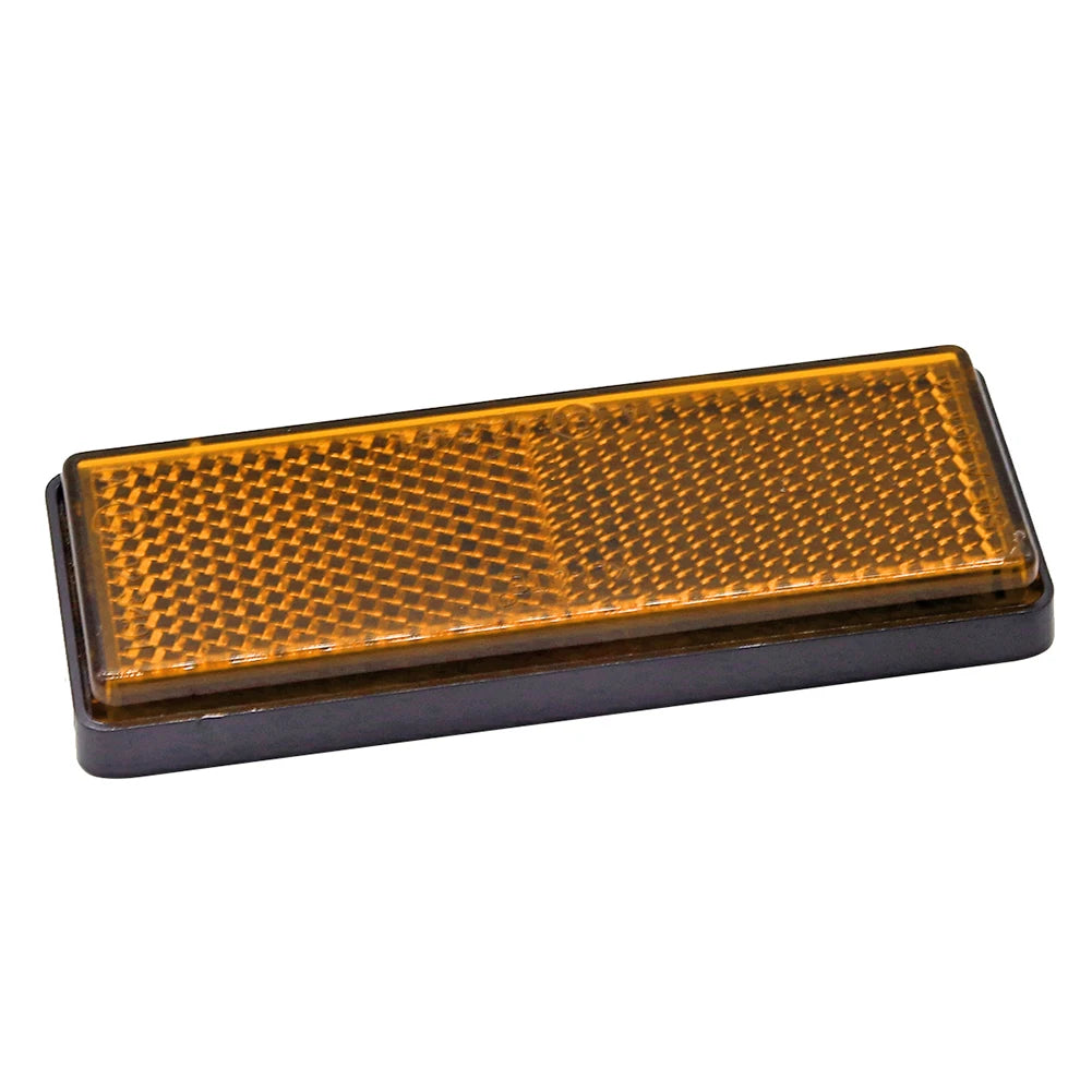 Orange Adhesive Reflectors Rectangular IP67 Waterproof Truck Trailer Zpaxo