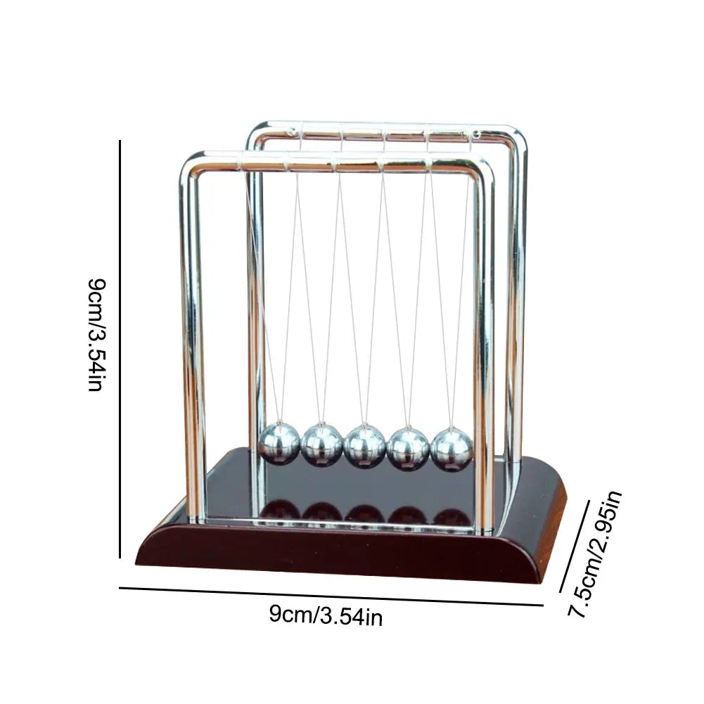 Newton Cradle Balance Steel Balls School Teaching Supplies Physics