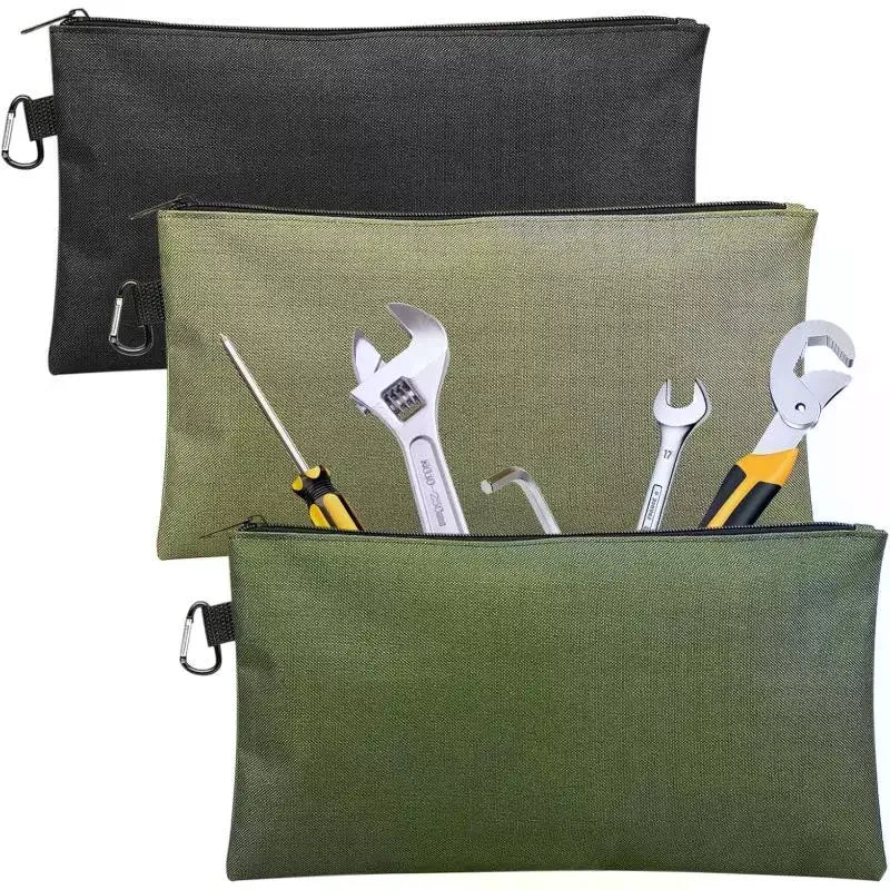 Multipurpose Storage Tool Pouches Premium Bag Zipper Carabiner Zpaxo