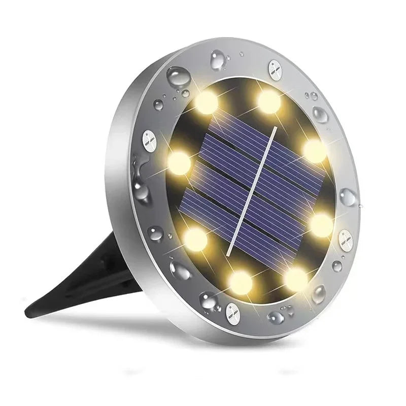 IP65 Solar LED Ground Lights – Garden Path & Driveway Deck