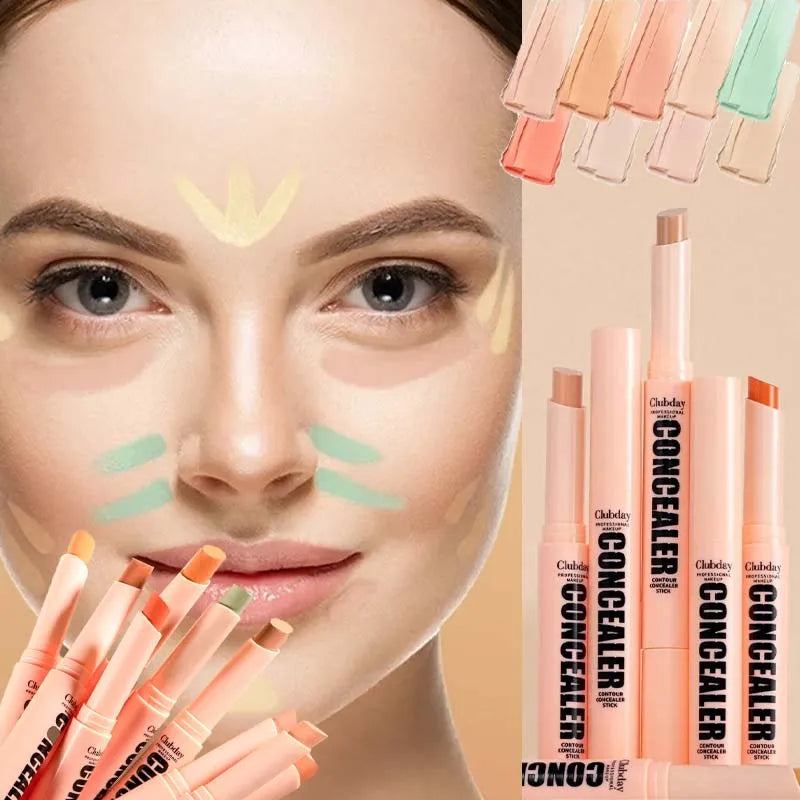 Orange Green Contour Concealer Stick Waterproof Coverage Full Cover Zpaxo