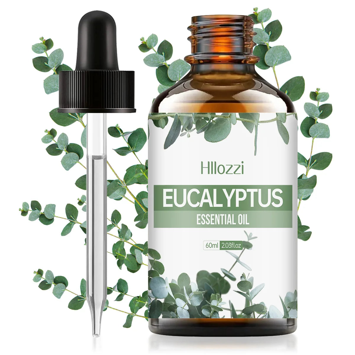EUCALYPTUS ESSENTIAL OIL a high-quality moisturizing nourishing massage oil with a refreshing scent, suitable for all skin types Zpaxo 60ml EUCALYPTUS Other