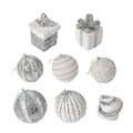 Shatterproof Christmas Baubles Glittering Tree Ball Ornament Wreath