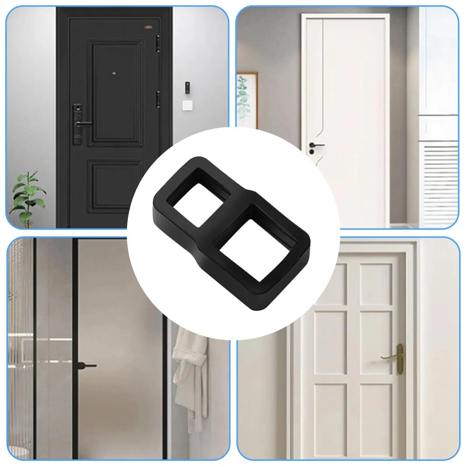 Silicone Door Stopper Protective Handle Outdoor Portable Noise