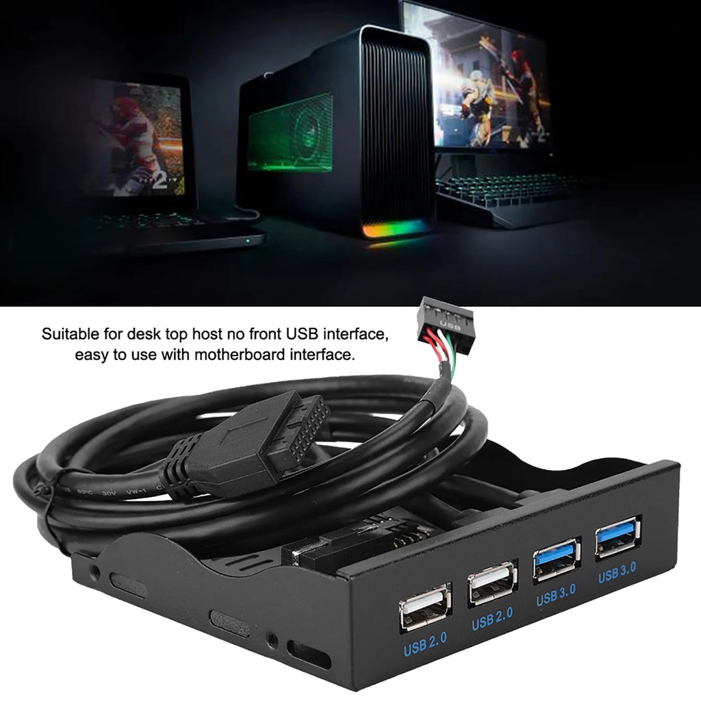 USB 2 0 Floppy Drive Front Panel 3 5-inch 19PIn T9 Pin Speed USB3
