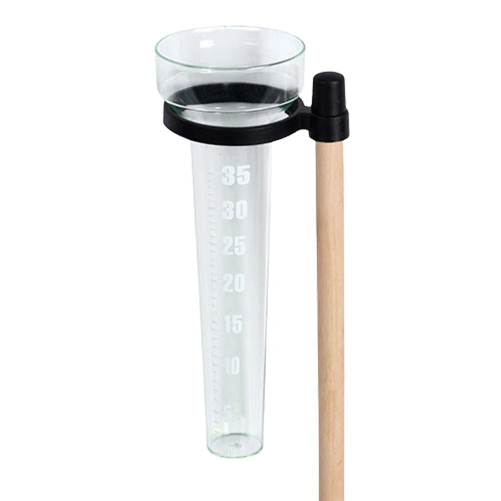 Garden Outdoor Yard Rainfall Measurement Up Rainwater Gauge Rain