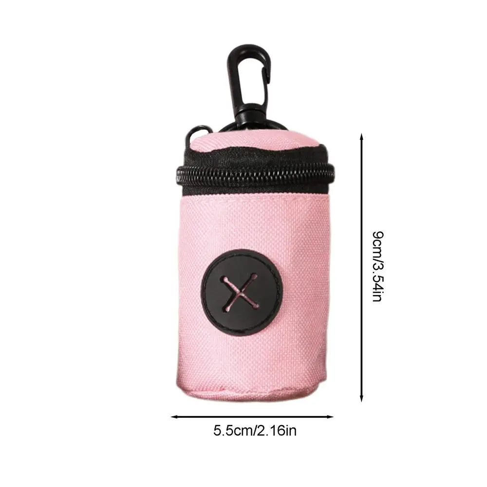 Dog Poop Bag Carrier Portable Pet Waste Bag Dispenser Luxury Stylish Dog Garbage Holder Dispensers pet Cleaning Supplies Zpaxo Pinks