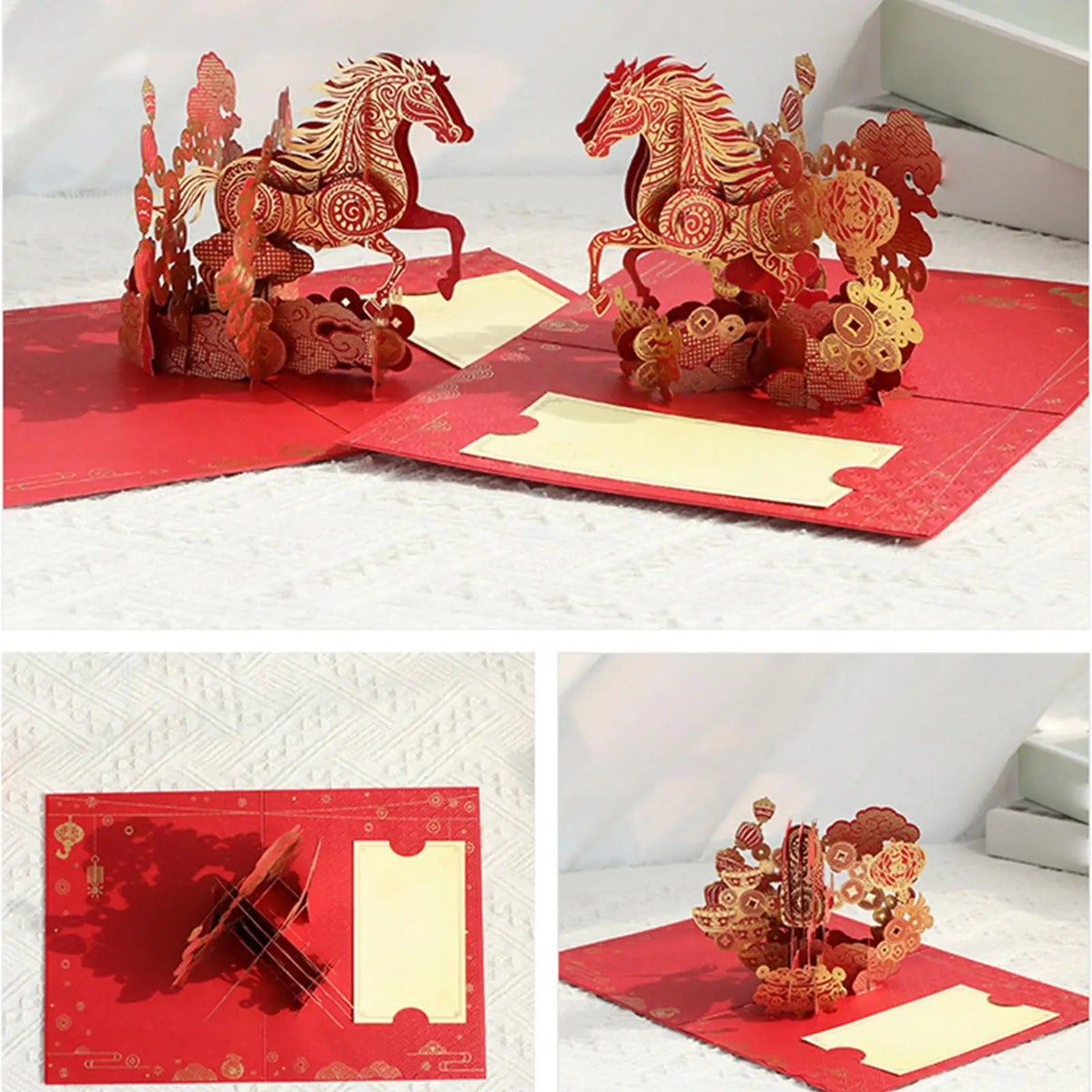 Vintage Horse Birthday Card 2026 Greeting Keepsake Men Women Kids Zpaxo