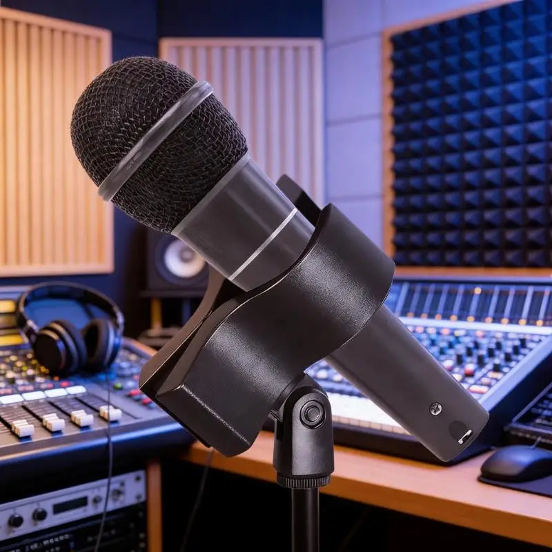 652F Adjustable Microphones Bracket Convenient Knob Includes Screw Zpaxo